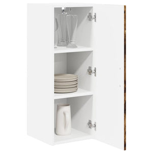 vidaXL Meuble de cuisine Lucca 2 pcs Chêne fumé 30 x 31 x 80 cm