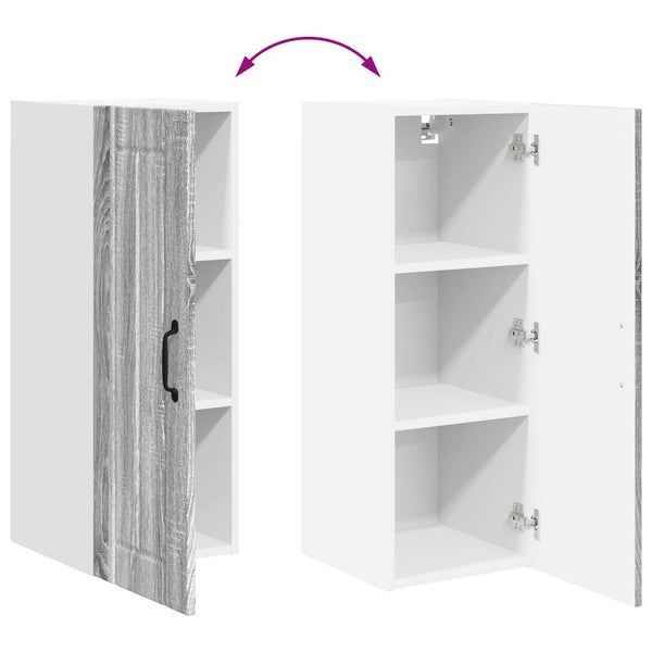 Küchenschrank Lucca Grau Sonoma 30x80cm