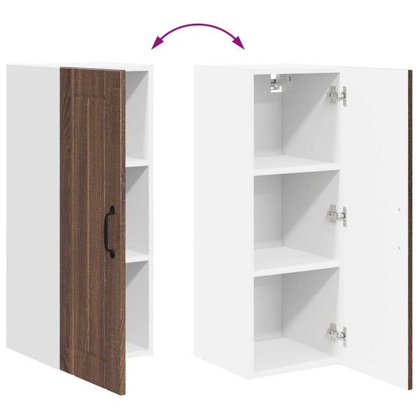 Küchenschrank Lucca Brauneiche 30x80 cm