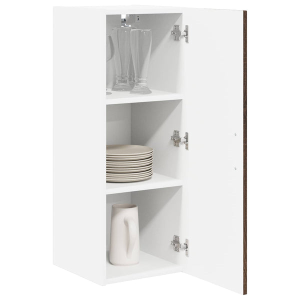 vidaXL Meuble de cuisine Lucca 2 pcs chêne marron 30 x 31 x 80 cm