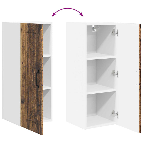Lucca Küchenschrank Altholz 30x80 cm