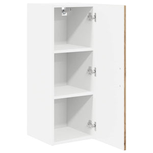 vidaXL Meuble haut de cuisine avec porte Lucca Chêne artisan 30 x 31 x 80 cm