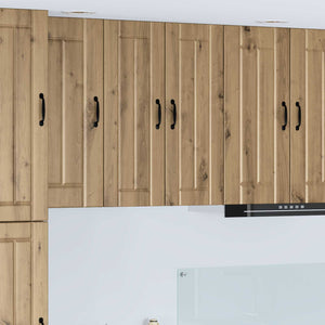 vidaXL Meuble de cuisine Lucca 2 pcs Chêne artisan 30 x 31 x 80 cm