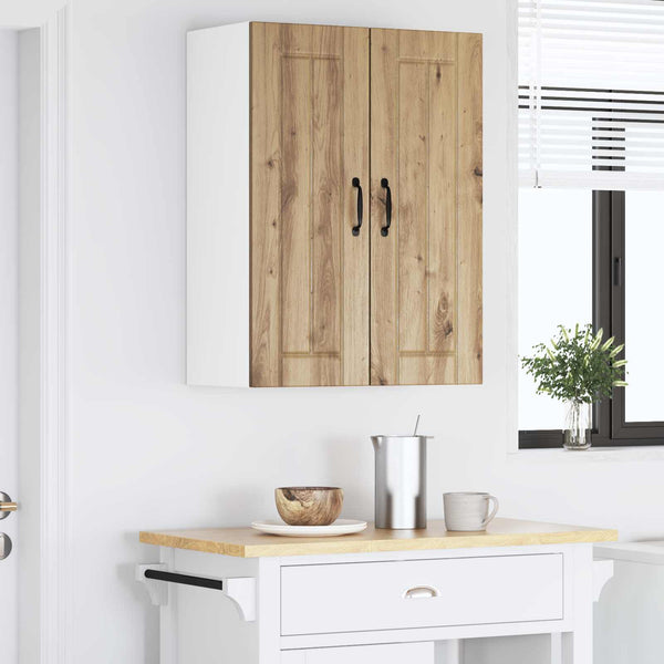 vidaXL Meuble de cuisine Lucca 2 pcs Chêne artisan 30 x 31 x 80 cm