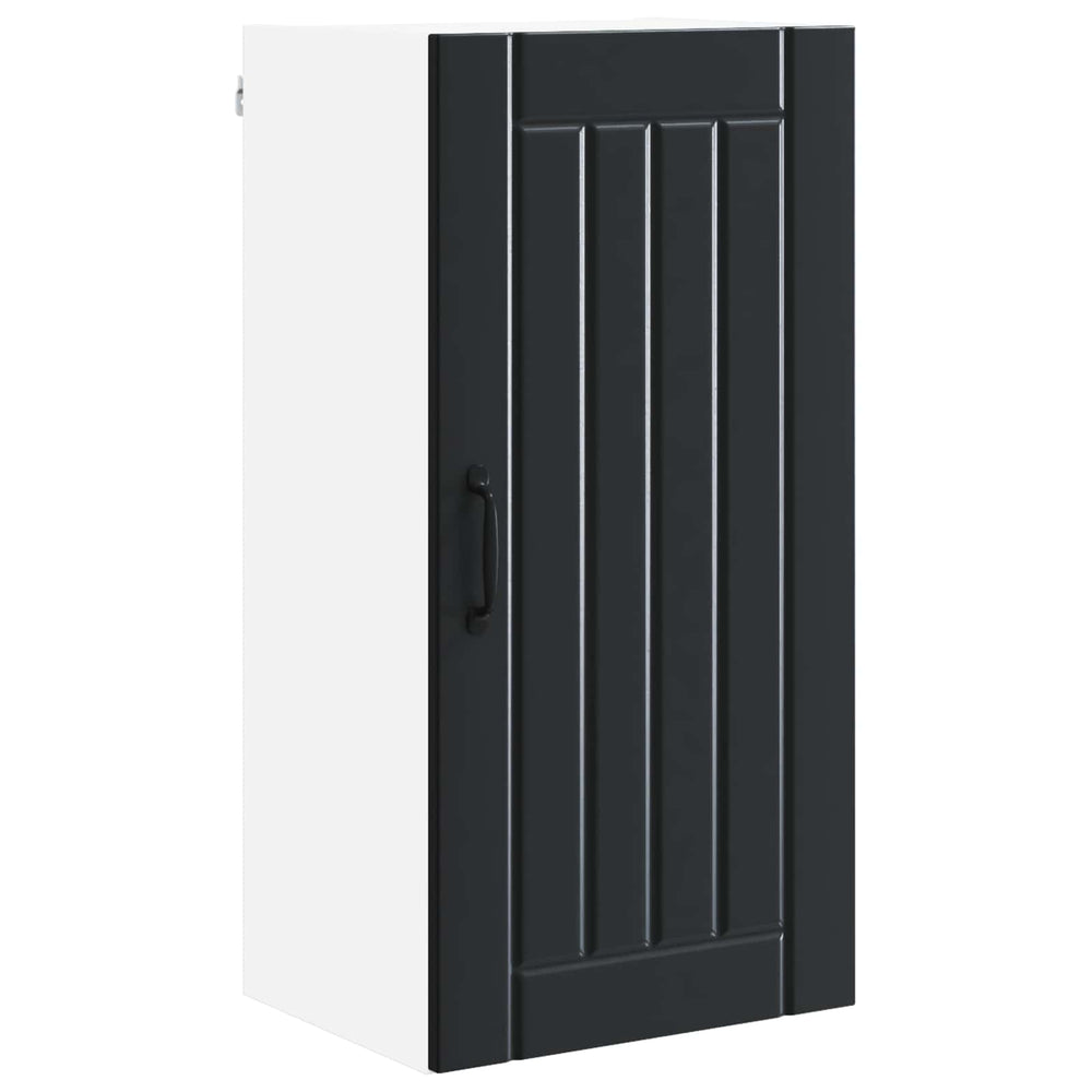 Küchenschrank Lucca Schwarz 40x80cm