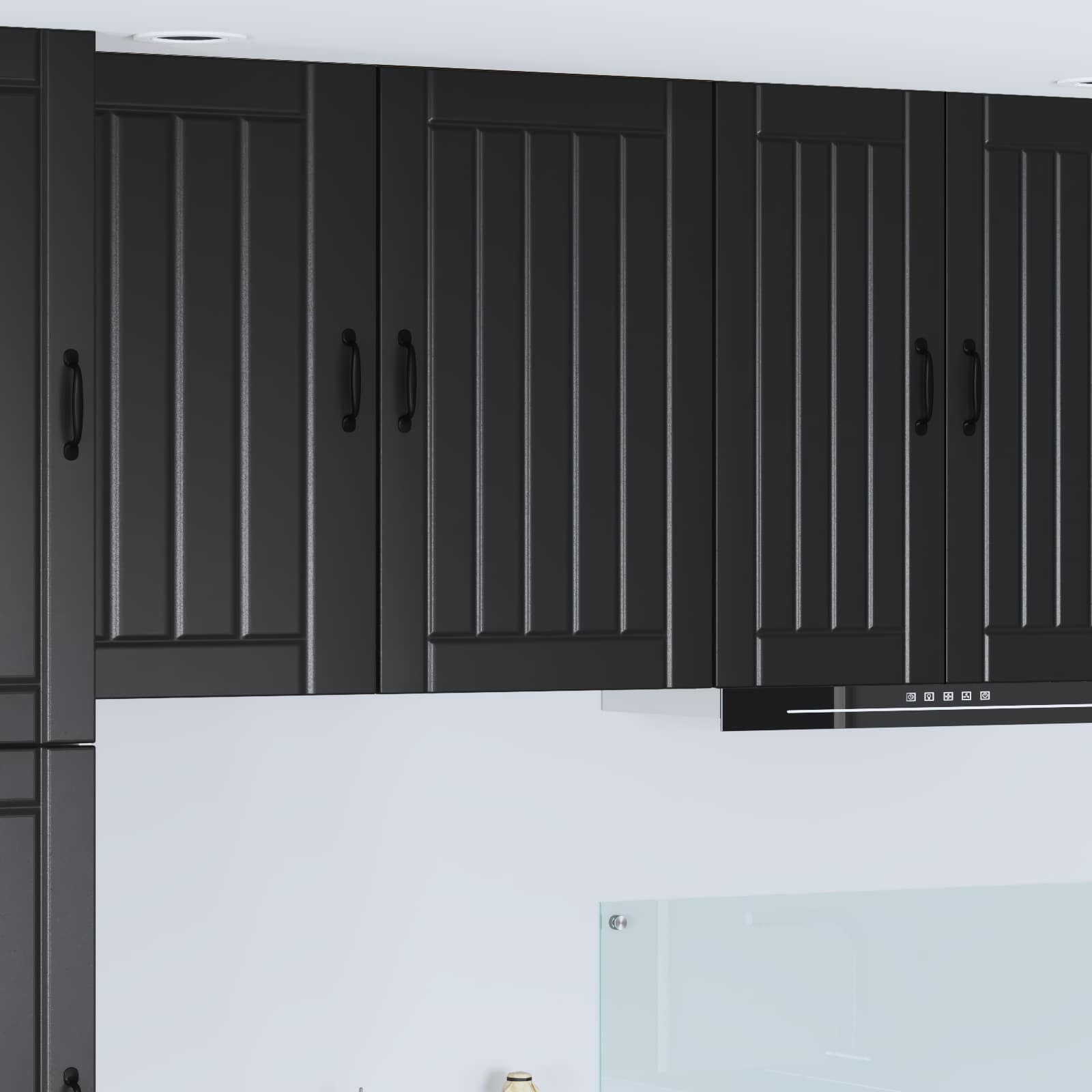 Küchenschrank Lucca Schwarz 50x31x80cm
