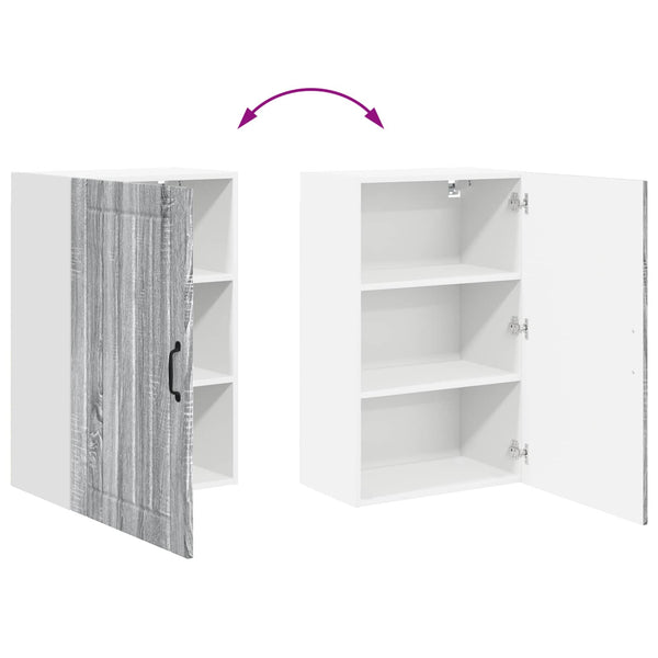 Küchenschrank Lucca Grau Sonoma 50x31x80 cm