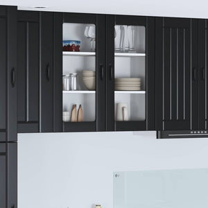 Küchenschrank Lucca Schwarz 80x80 cm