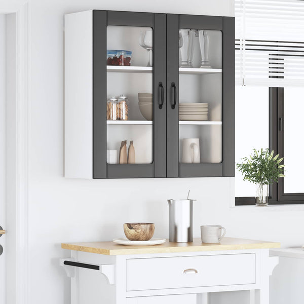Küchenschrank Lucca Schwarz 80x80 cm