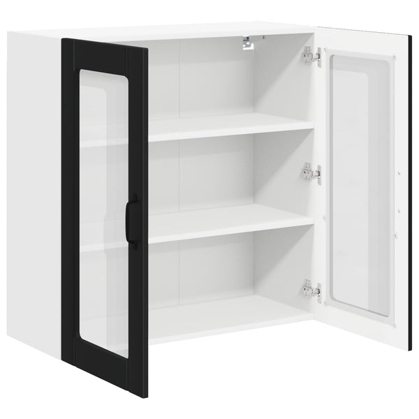 Küchenschrank Lucca Schwarz 80x80 cm