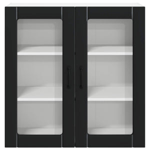 Küchenschrank Lucca Schwarz 80x80 cm