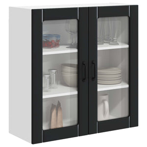 Küchenschrank Lucca Schwarz 80x80 cm