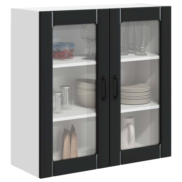 Küchenschrank Lucca Schwarz 80x80 cm