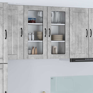 Küchenschrank Lucca Betongrau 80cm