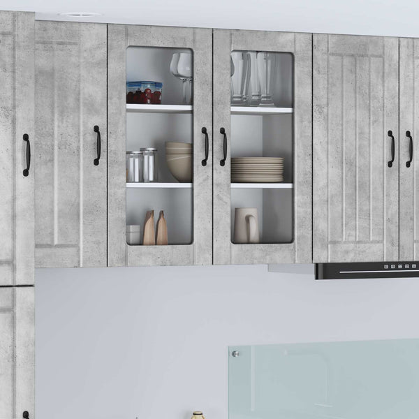 Küchenschrank Lucca Betongrau 80cm