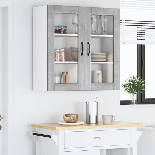 Küchenschrank Lucca Betongrau 80cm