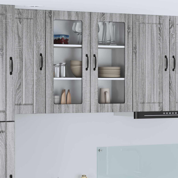Küchenschrank Lucca Grau Sonoma 80cm