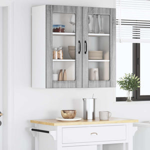 Küchenschrank Lucca Grau Sonoma 80cm