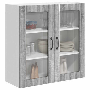 Küchenschrank Lucca Grau Sonoma 80cm