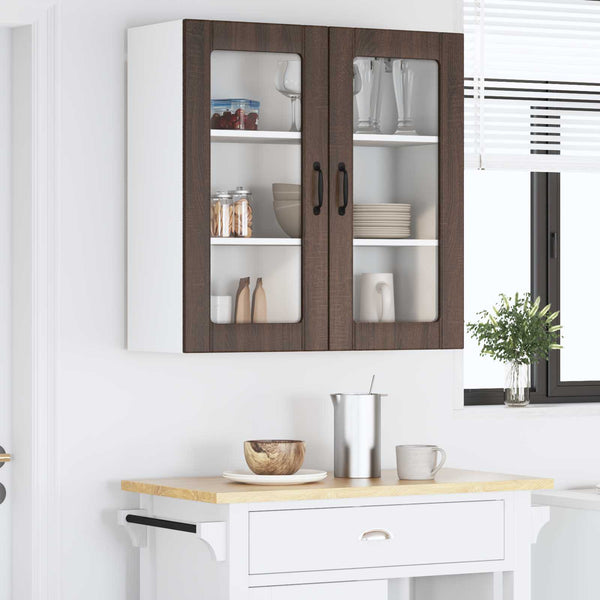 Küchenschrank Lucca Brauneiche 80cm