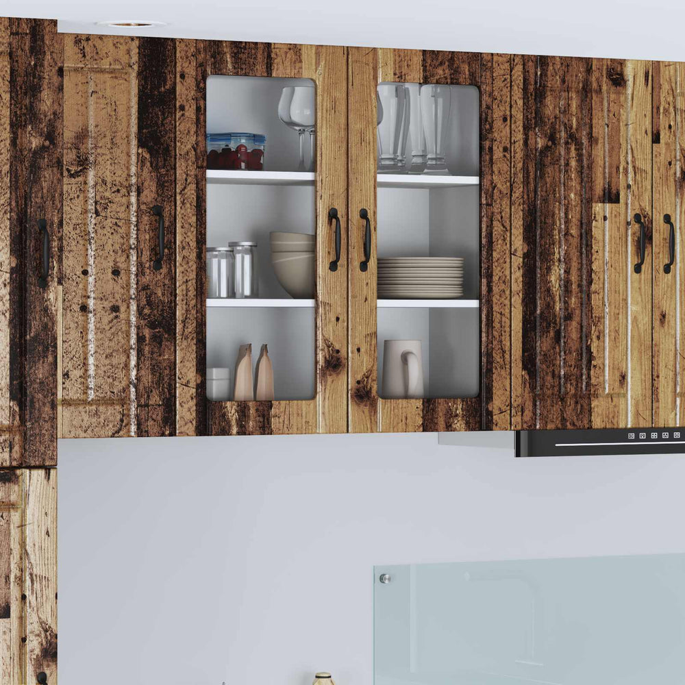 Küchenschrank Lucca Altholz 80cm