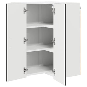 Küchenschrank Lucca Schwarz 57x57x80cm