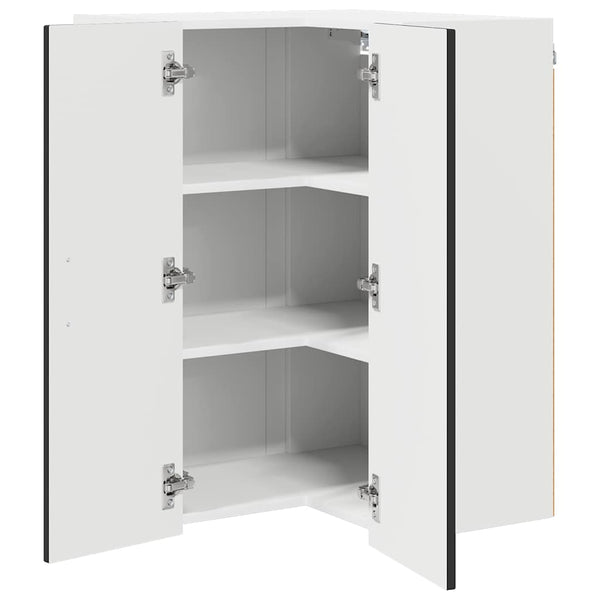 Küchenschrank Lucca Schwarz 57x57x80cm