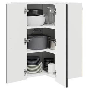 Küchenschrank Lucca Schwarz 57x57x80cm