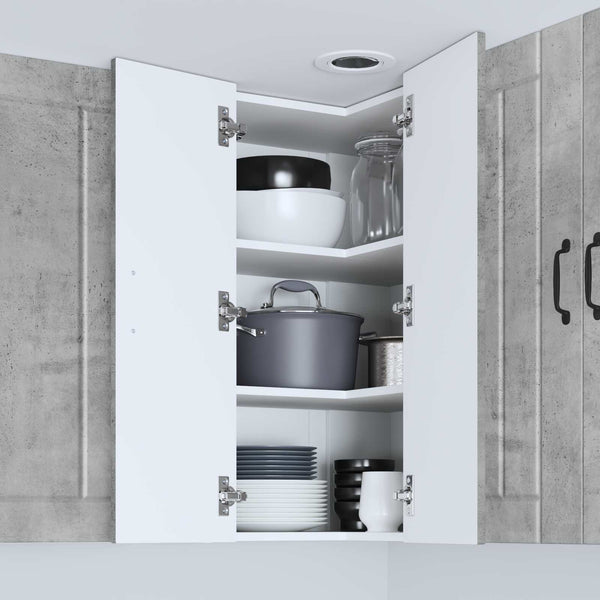 Küchenschrank Lucca Betongrau 57x57x80cm