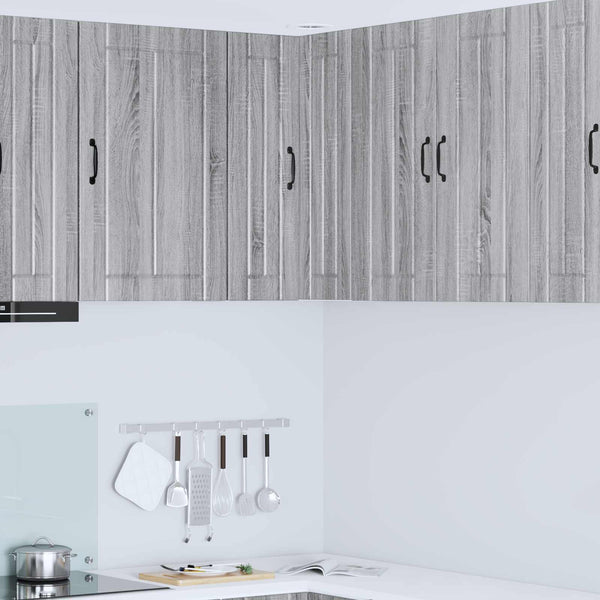 vidaXL Kitchen Cabinet Lucca Gray Sonoma 57 x 57 x 80 cm Engineered Wood