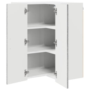 vidaXL Kitchen Cabinet Lucca Gray Sonoma 57 x 57 x 80 cm Engineered Wood