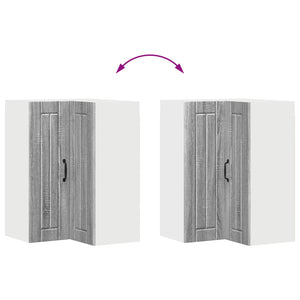 vidaXL Kitchen Cabinet Lucca Gray Sonoma 57 x 57 x 80 cm Engineered Wood