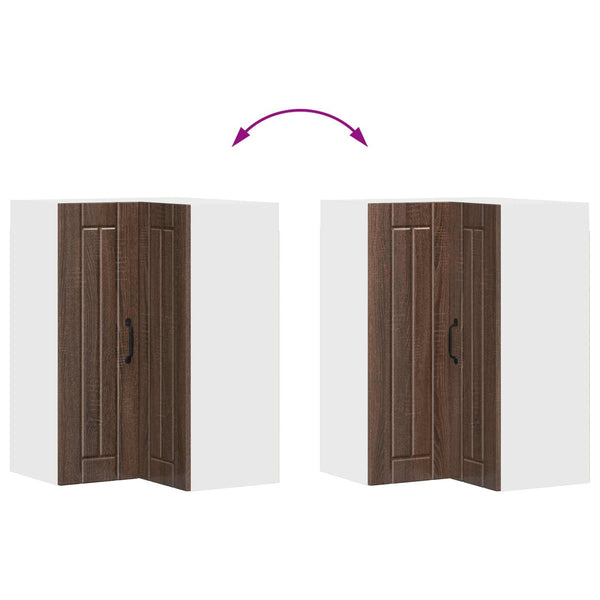 Küchenschrank Lucca Brauneiche 57x57x80 cm