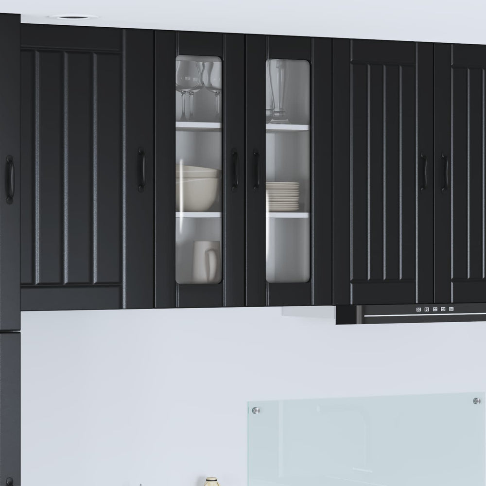 Küchenschrank Lucca Schwarz 60x80cm