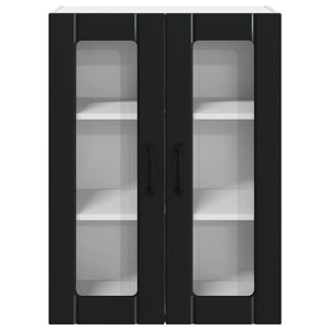 Küchenschrank Lucca Schwarz 60x80cm