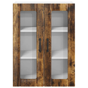 vidaXL Meuble de cuisine Lucca Chêne fumé 60 x 31 x 80 cm