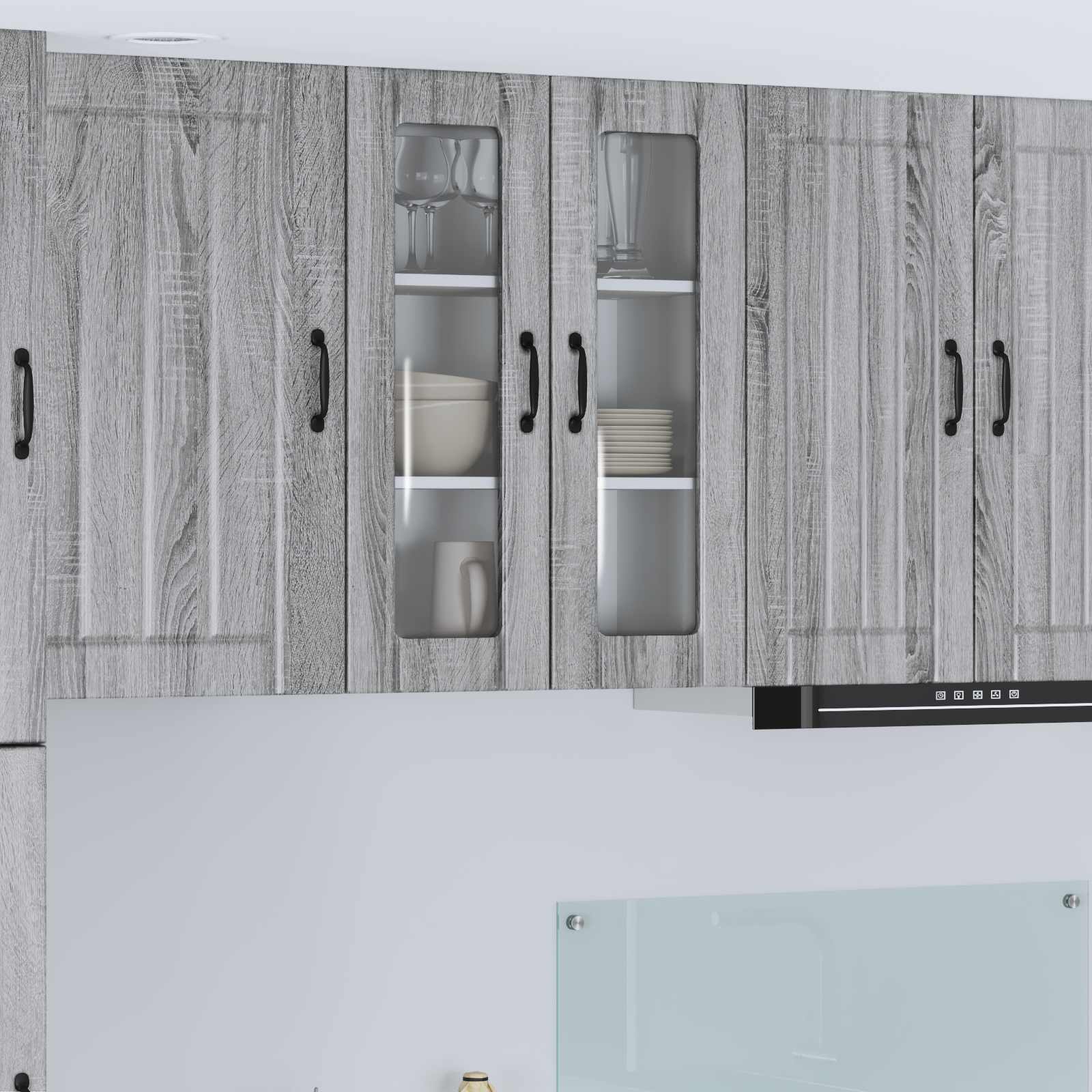 Küchenschrank Lucca Grau Sonoma 60cm