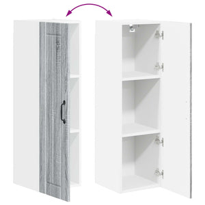 vidaXL Meuble haut de cuisine Lucca Gris sonoma 30 x 31 x 100 cm