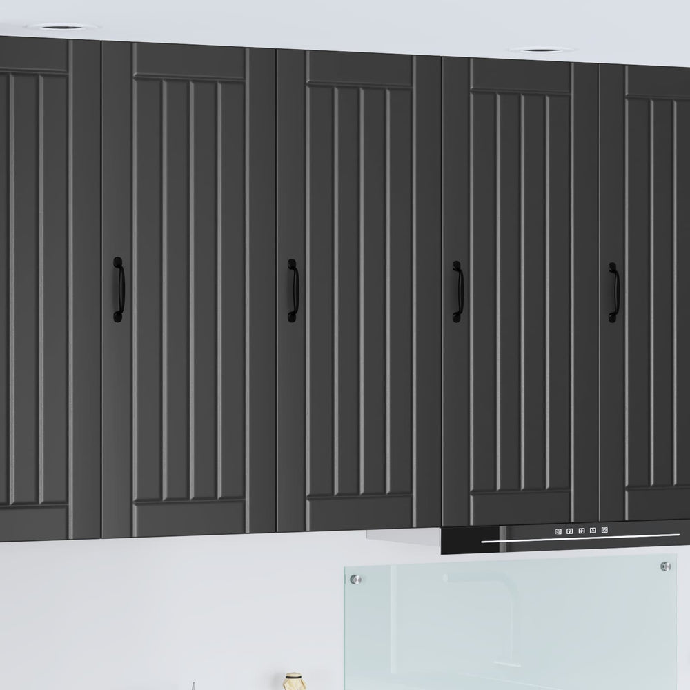 Küchenschrank Lucca Schwarz 40x31x100cm