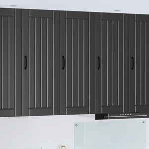 Küchenschrank Lucca Schwarz 40x31x100cm