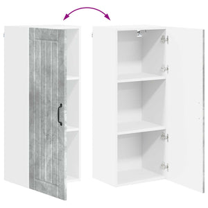 Küchenschrank Lucca Betongrau 40x31x100cm