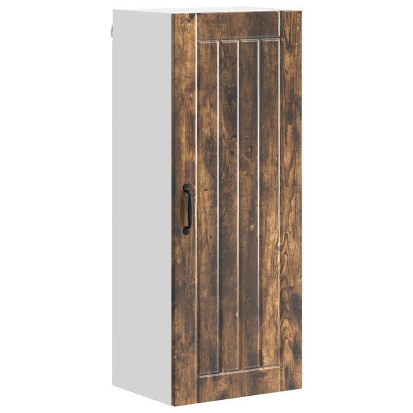 vidaXL Armoire de cuisine Lucca Chêne fumé 40 x 31 x 100 cm