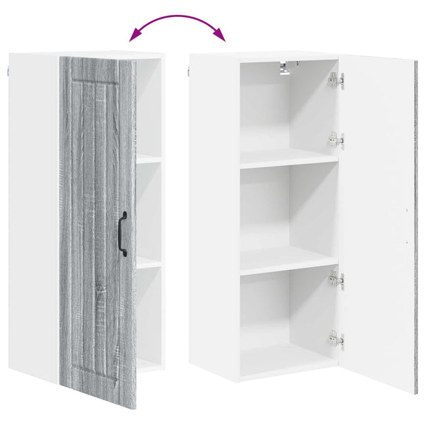 Küchenschrank Lucca Grau Sonoma 40x31x100cm