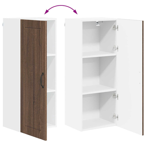 Küchenschrank Lucca Brauneiche 40x100 cm