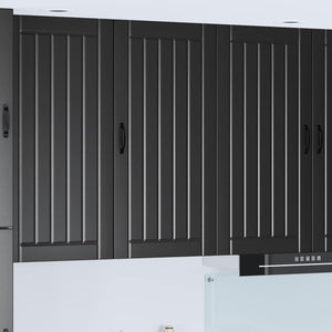 Küchenschrank Lucca Schwarz 100cm