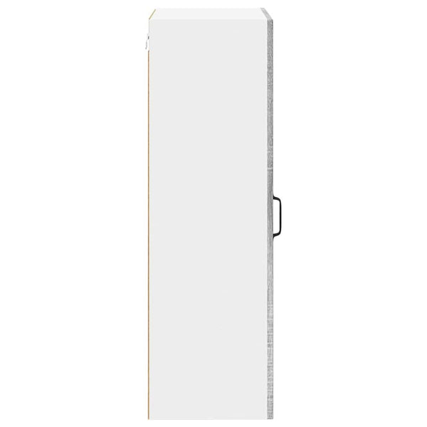 vidaXL Meuble Haut de Cuisine Lucca Chêne Sonoma Gris 50 x 31 x 100 cm