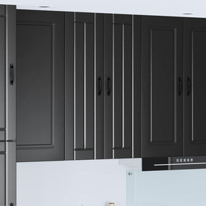 Küchenschrank Lucca Schwarz 60x31x100cm