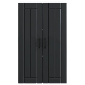 Küchenschrank Lucca Schwarz 60x31x100cm