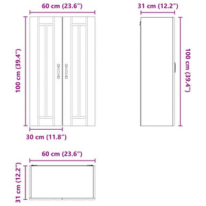 Küchenschrank Lucca Sonoma-Eiche 60 cm