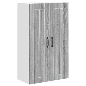 vidaXL Meuble de cuisine Lucca Sonoma gris 60 x 31 x 100 cm